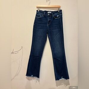 Flying Monkey high-rise jeans with a frayed hem size 29